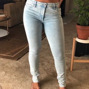 Joe’s Charlie skinny high rise jeans